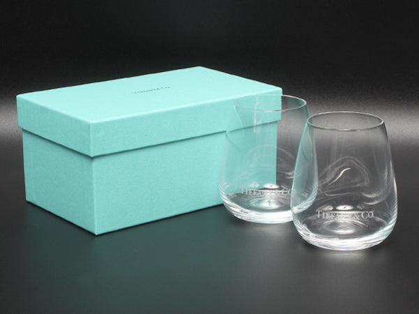 ティファニー A グラス タンブラー 2点セット ペア TCO TIFFANY&Co.