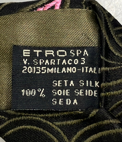 ETRO ネクタイ シルク100% ペイズリー柄 メンズ エトロ