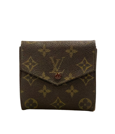 LOUIS VUITTON 二つ折り財布 Wホック ポルト モネ ビエ カルトクレディ モノグラム M61660 レディース メンズ ルイ・ヴィトン