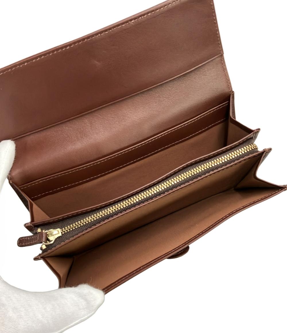 美品 russet ダブルホック 長財布 レディース ラシット