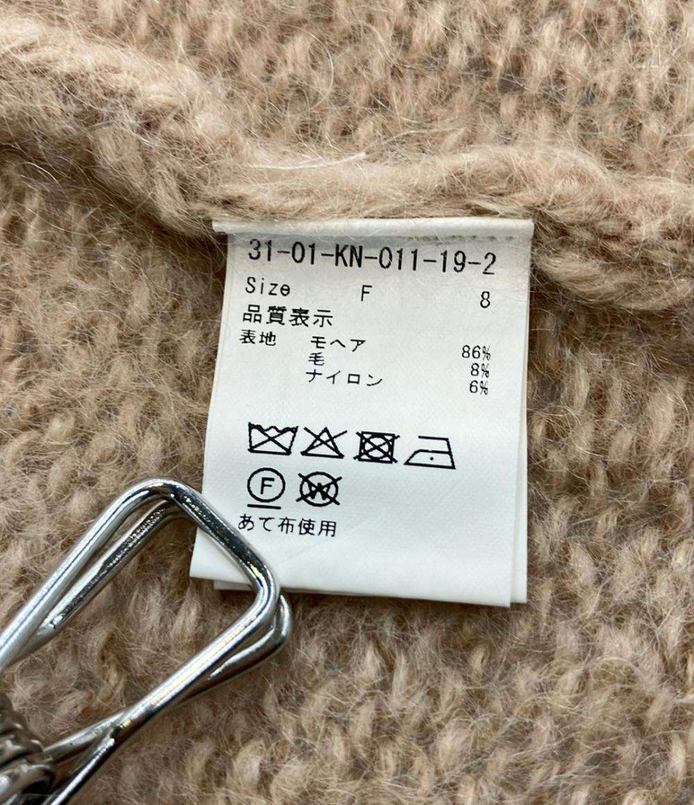 美品 イキ 長袖カーディガン モヘアカーディガン レディース SIZE F iki