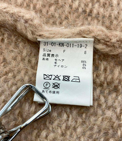美品 イキ 長袖カーディガン モヘアカーディガン レディース SIZE F iki