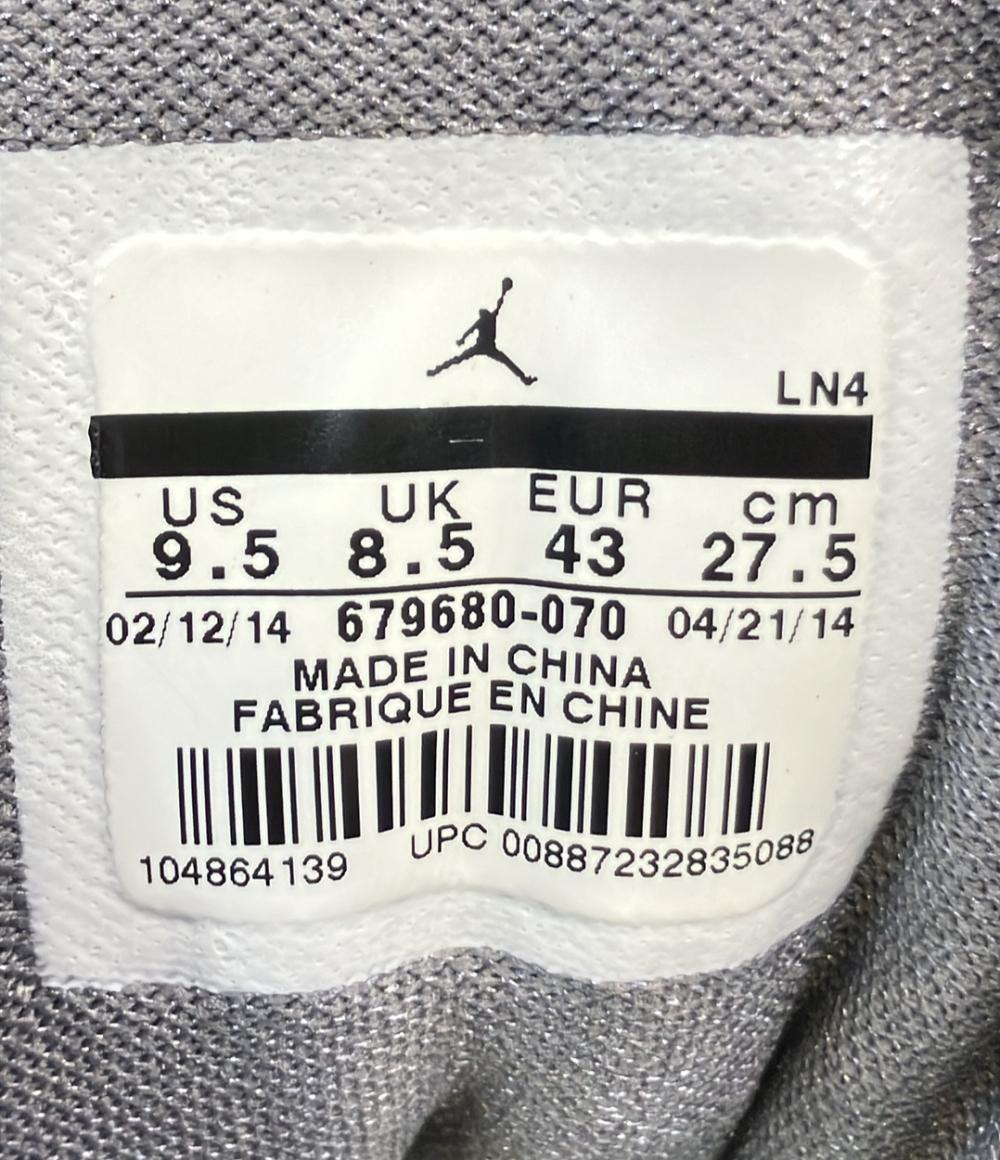 美品 NIKE ハイカットスニーカー AIR JORDAN FLIGHT REMIX 679680-070 メンズ SIZE 27.5 (L) ナイキ