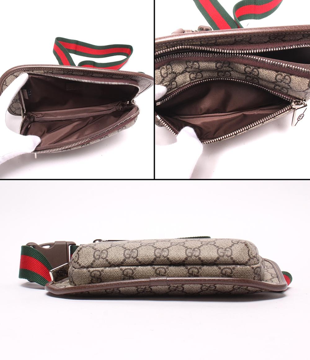 美品 GUCCI ウエストバッグ ボディバッグ GGスプリーム 760217