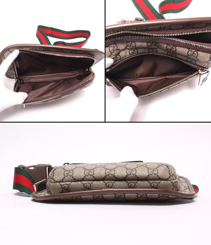 美品 GUCCI ウエストバッグ ボディバッグ ＧＧスプリーム 760217 486628 メンズ グッチ
