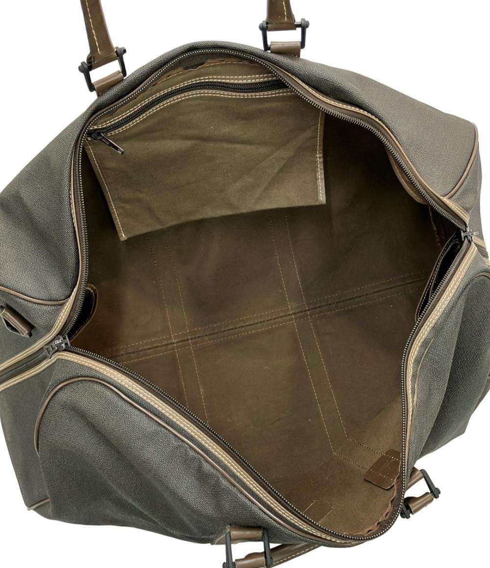 Dunhill ダンヒル　2way ボストンバッグ　キャンバス×レザー　大容量 Dunhill ボストンバッグ ショルダーバッグ 2WAY メンズ ダンヒル