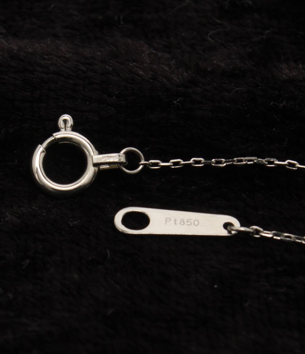 美品 canal4℃ ネックレス Pt850 ダイヤ 3P レディース カナルヨンドシー