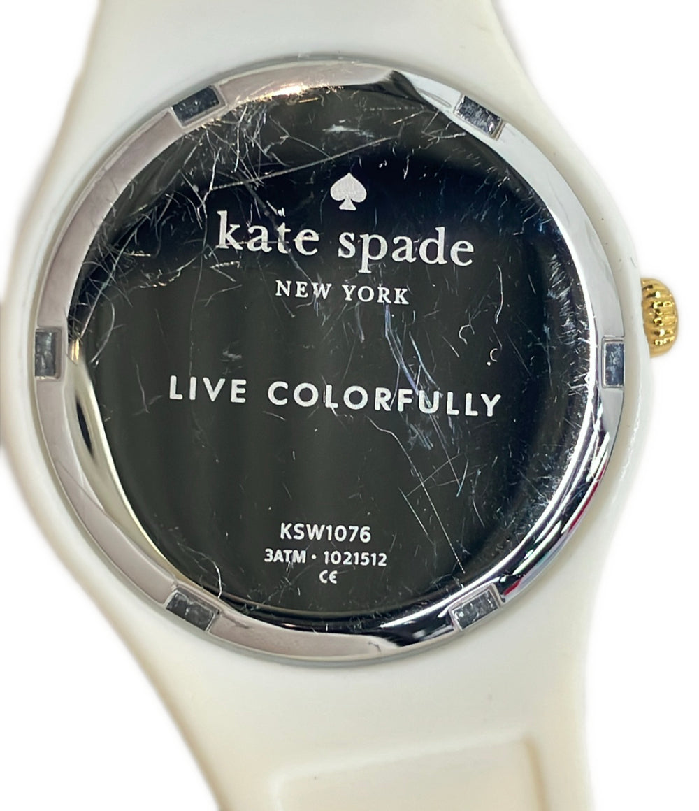 Kate Spade 腕時計 クオーツ ホワイト KSW1076 レディース ケイトスペード