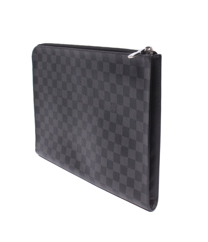 LOUIS VUITTON クラッチバッグ セカンドバッグ ポシェット ジュール GM NM ダミエ グラフィット N64437 メンズ ルイ・ヴィトン