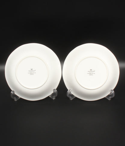 美品 WEDGWOOD サラダソーサー 皿 2点セット 17cm ストロベリー&バイン ウエッジウッド