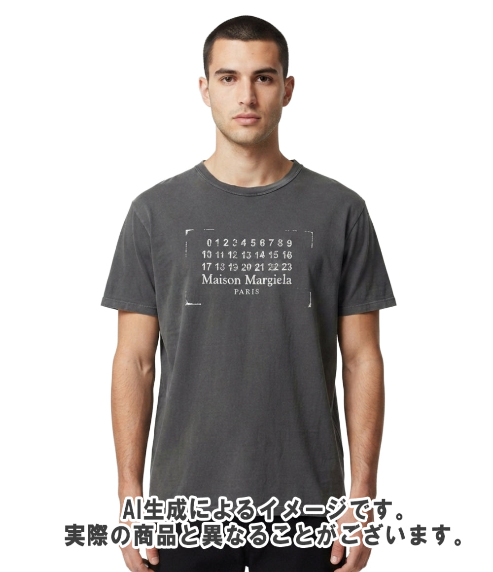 Maison Margiela 半袖 スタンプロゴ Tシャツ S51GC0534 S24575 メンズ SIZE L メゾンマルジェラ