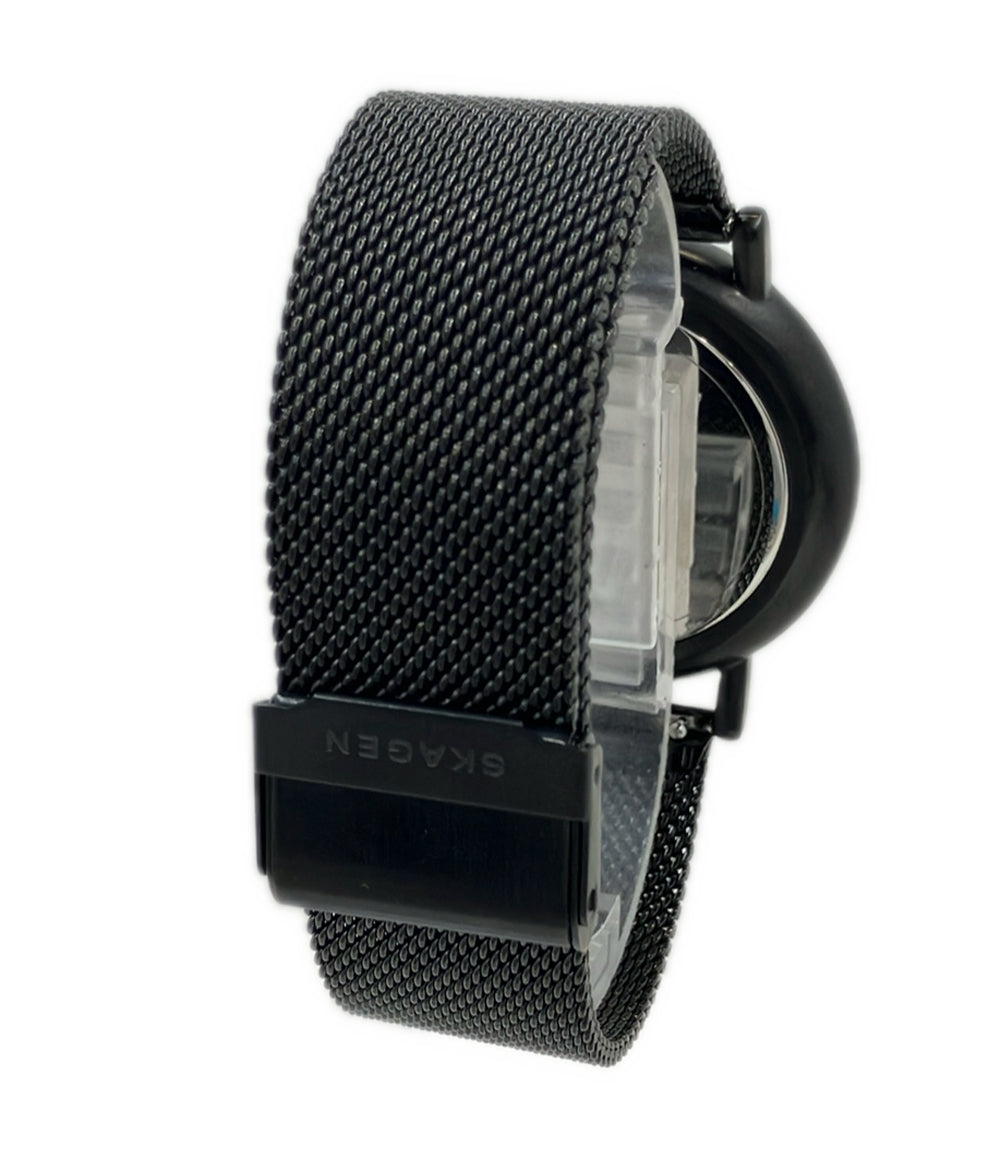 美品 SKAGEN 腕時計 クオーツ ブルー SKW6933 メンズ スカーゲン