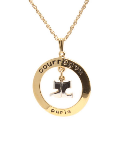 courreges ネックレス ロゴ レディース クレージュ