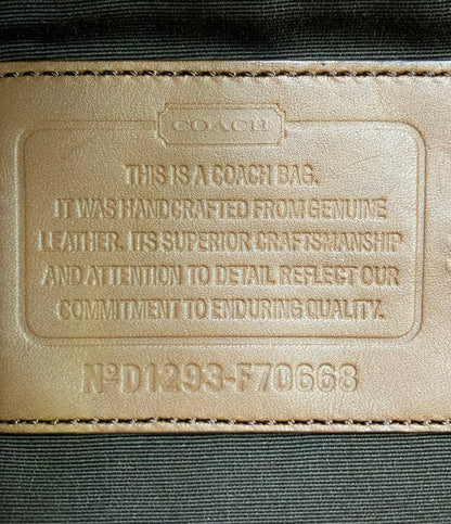 COACH ボストンバッグ 肩掛け 斜め掛け F70668 レディース メンズ コーチ