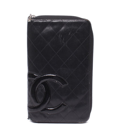 CHANEL 長財布 オーガナイザー シルバー金具 14番台 カンボン レディース シャネル