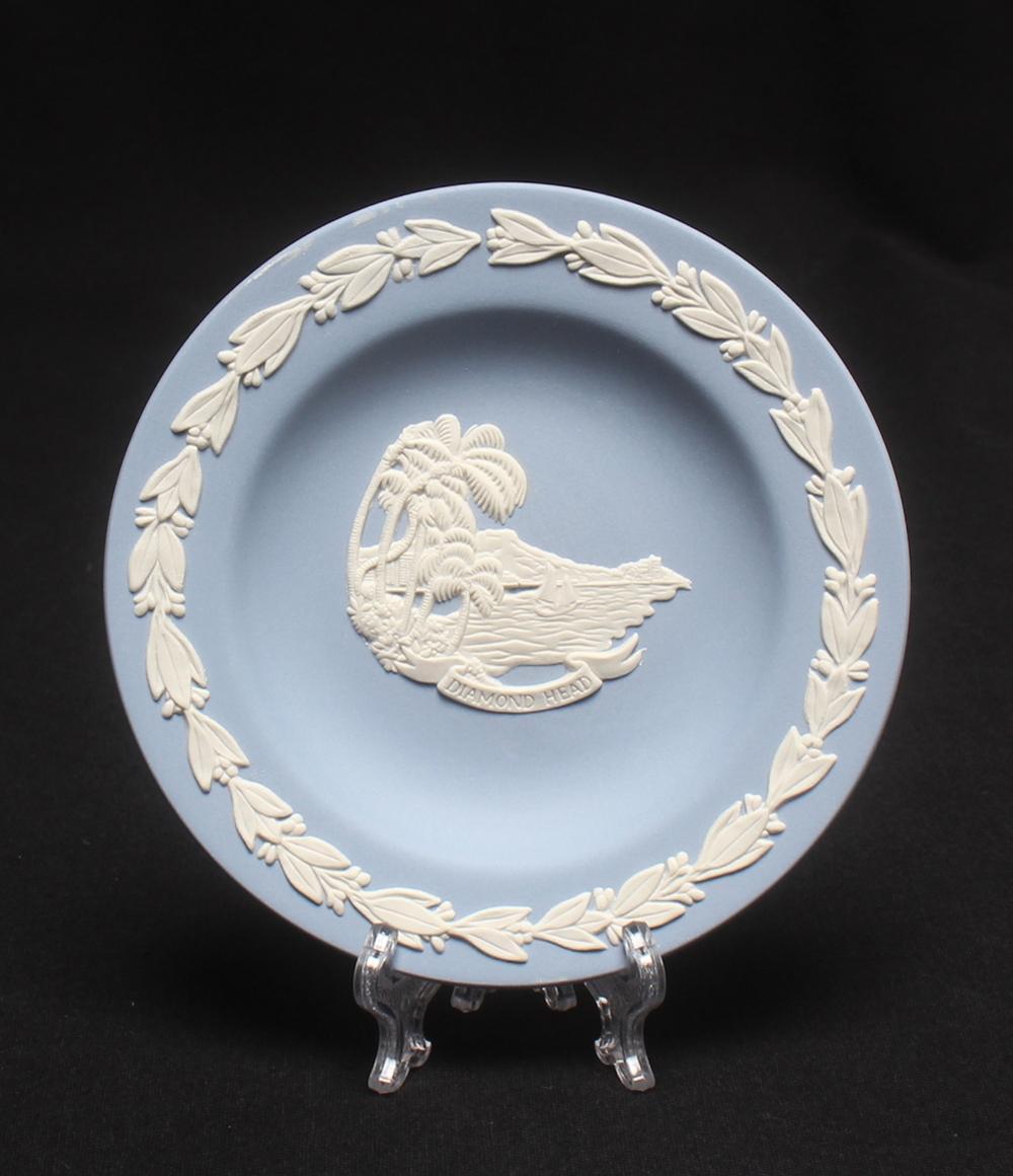 ウェッジウッド ミニプレート 飾り皿 11cm ジャスパー ダイヤモンドヘッド WEDGWOOD