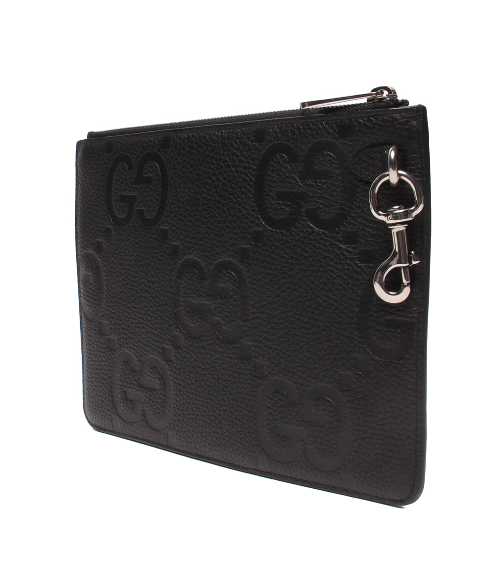 美品 GUCCI クラッチバッグ ポーチ ジャンボGG 821102 2067 メンズ レディース グッチ