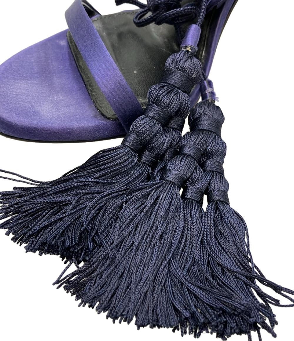 LANVIN アンクルレースアップサンダル ミュール タッセル レディース SIZE 36 (23.5cm) ランバン