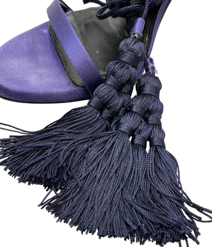 LANVIN アンクルレースアップサンダル ミュール タッセル レディース SIZE 36 (23.5cm) ランバン