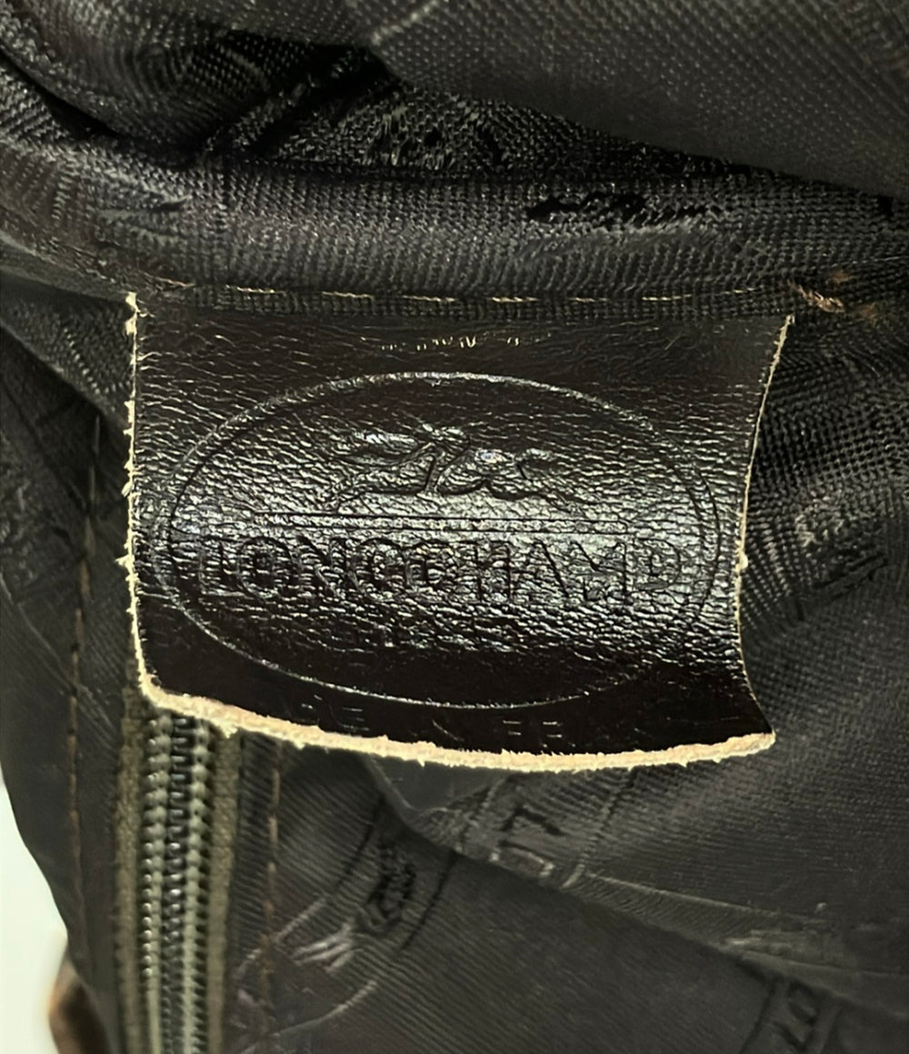 Longchamp トートバッグ クロコ型押し レザー レディース ロンシャン
