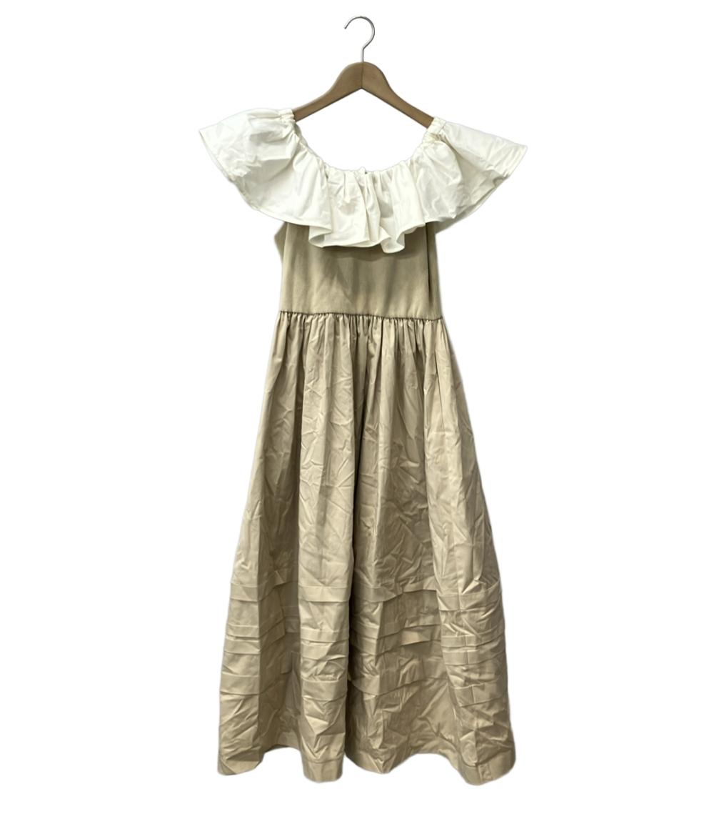 アディアム ノースリーブワンピース フリル袖 レディース SIZE S ADEAM