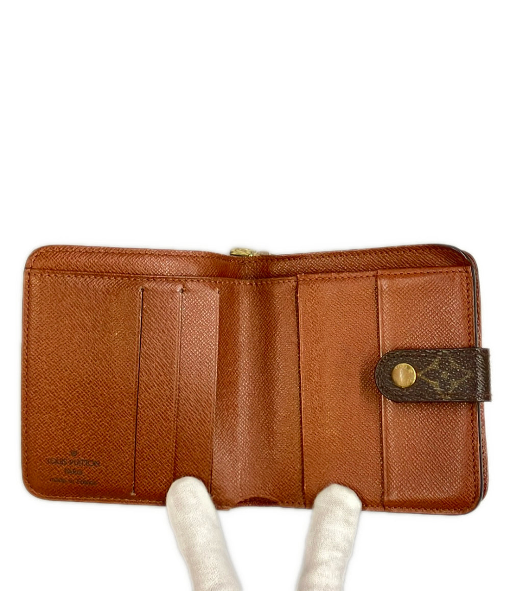 LOUIS VUITTON 二つ折り財布 コンパクト ジップ モノグラム M61667 レディース メンズ ルイ・ヴィトン