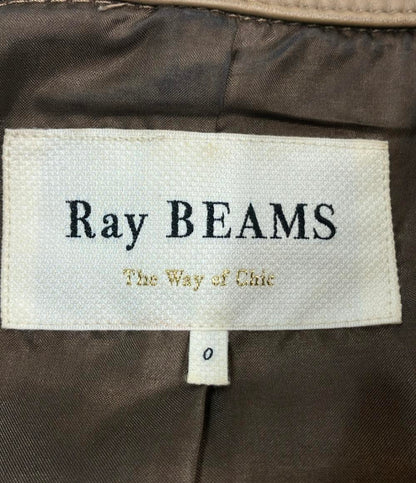 Ray Beams シングルライダースジャケット シープレザー 63-18-0042-690 レディース SIZE 0 (XS) レイビームス