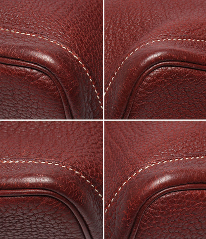 HERMES トートバッグ ハンドバッグ □P刻印 シルバー金具 ガーデンパーティPM レディース メンズ エルメス