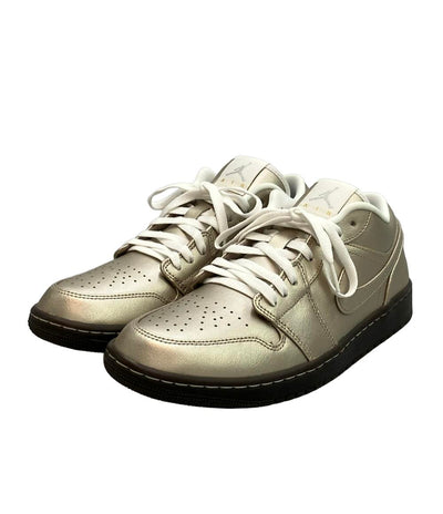 美品 AIR JORDAN NIKE ローカットスニーカー メタリック ジンク WMNS AIR JORDAN 1 LOW SE HQ3529-099 メンズ SIZE 28.0 (XL) エアジョーダン ナイキ