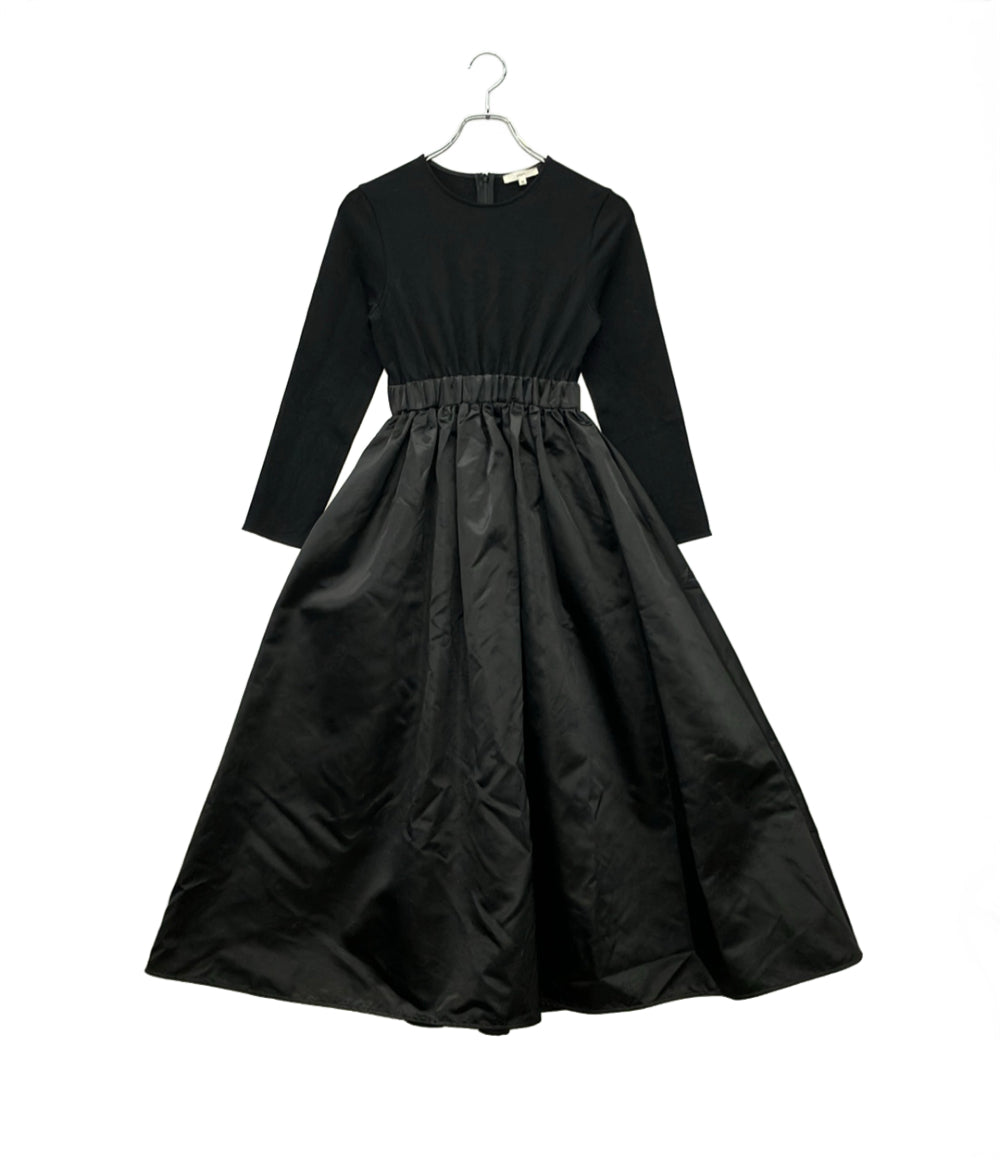yori ハイウエストサテンドレス 長袖ワンピース レディース SIZE 34 (XS) ヨリ