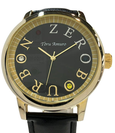 ユニバーサルスタジオジャパン 腕時計 名探偵コナン バーボン 安室透 降谷零 クオーツ ブラック メンズ Universal Studios Japan