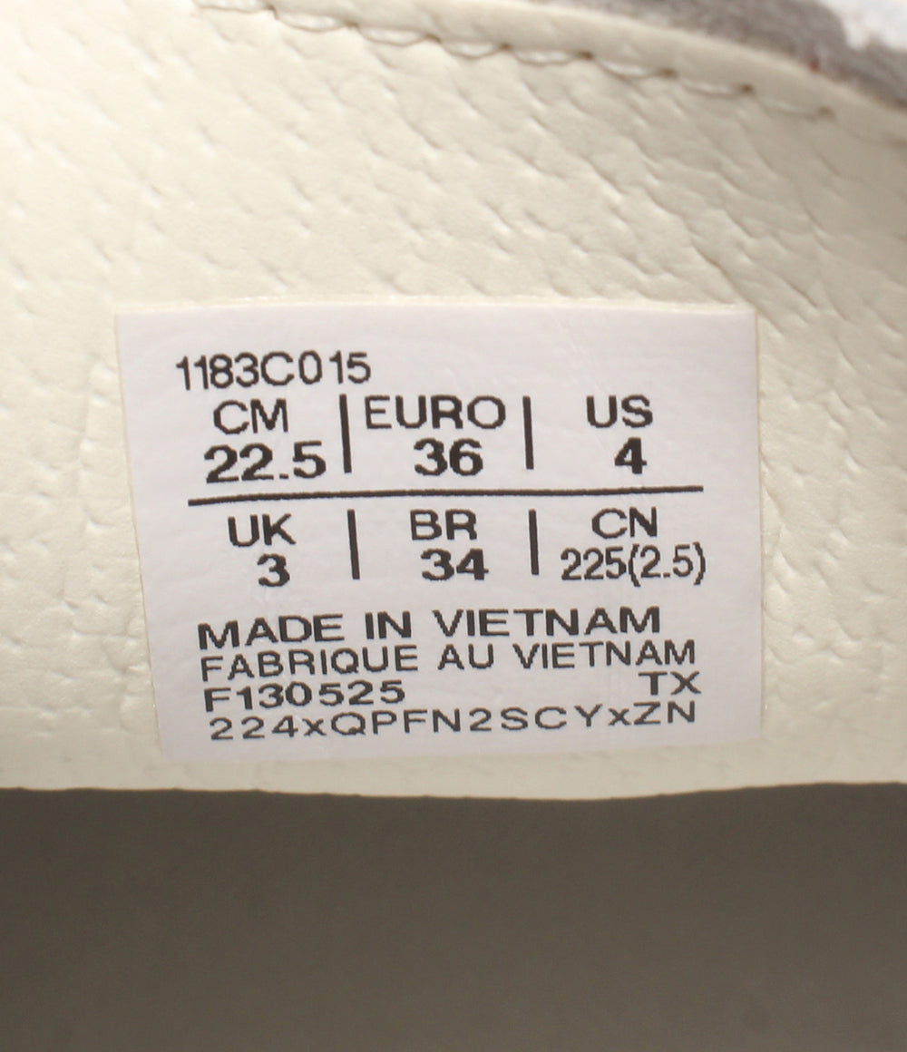 美品 ONITSUKA TIGER ローカットスニーカー 1183C015-101 レディース SIZE 22.5 オニツカタイガー