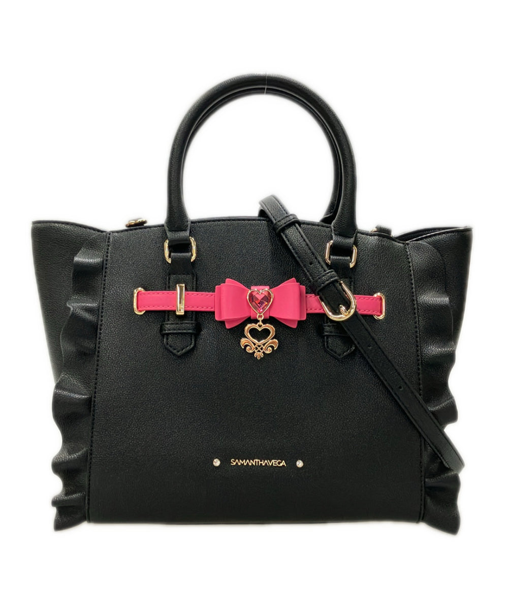 美品 Samantha Vega 2way ハンドバッグ ショルダーバッグ 斜め掛け レディース サマンサベガ