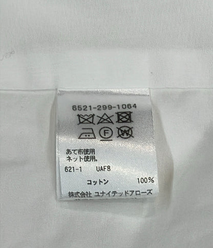 美品 Drawer 長袖シャツ ノーカラー レディース SIZE 38 (M) ドゥロワー
