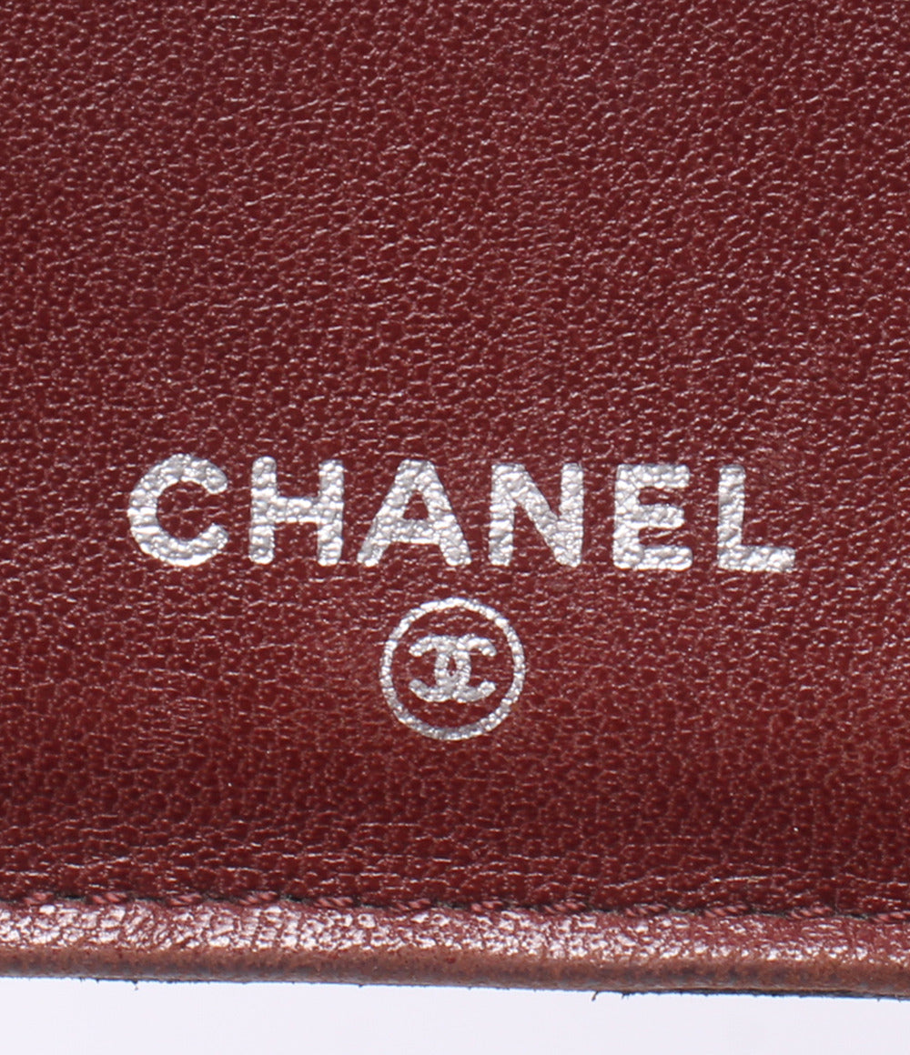 CHANEL 長財布 シルバー金具 10番台 マトラッセ レディース シャネル