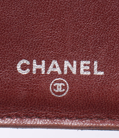 CHANEL 長財布 シルバー金具 10番台 マトラッセ レディース シャネル