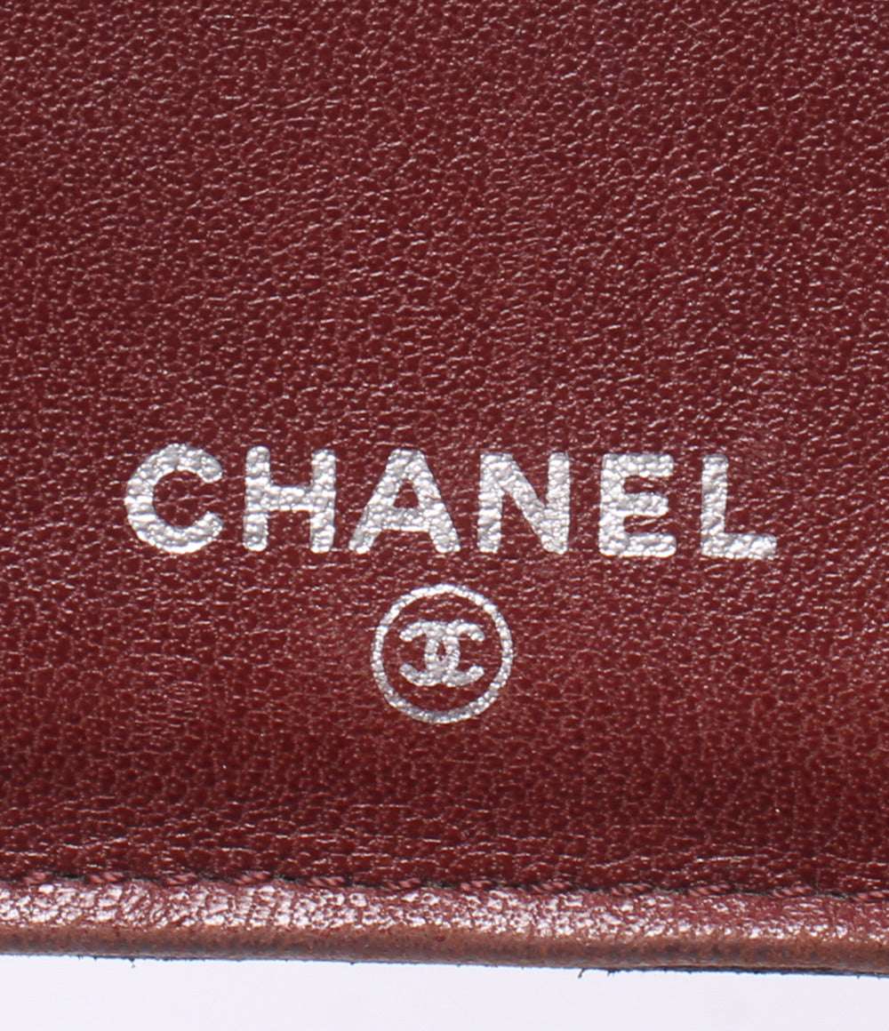 CHANEL 長財布 シルバー金具 10番台 マトラッセ レディース シャネル