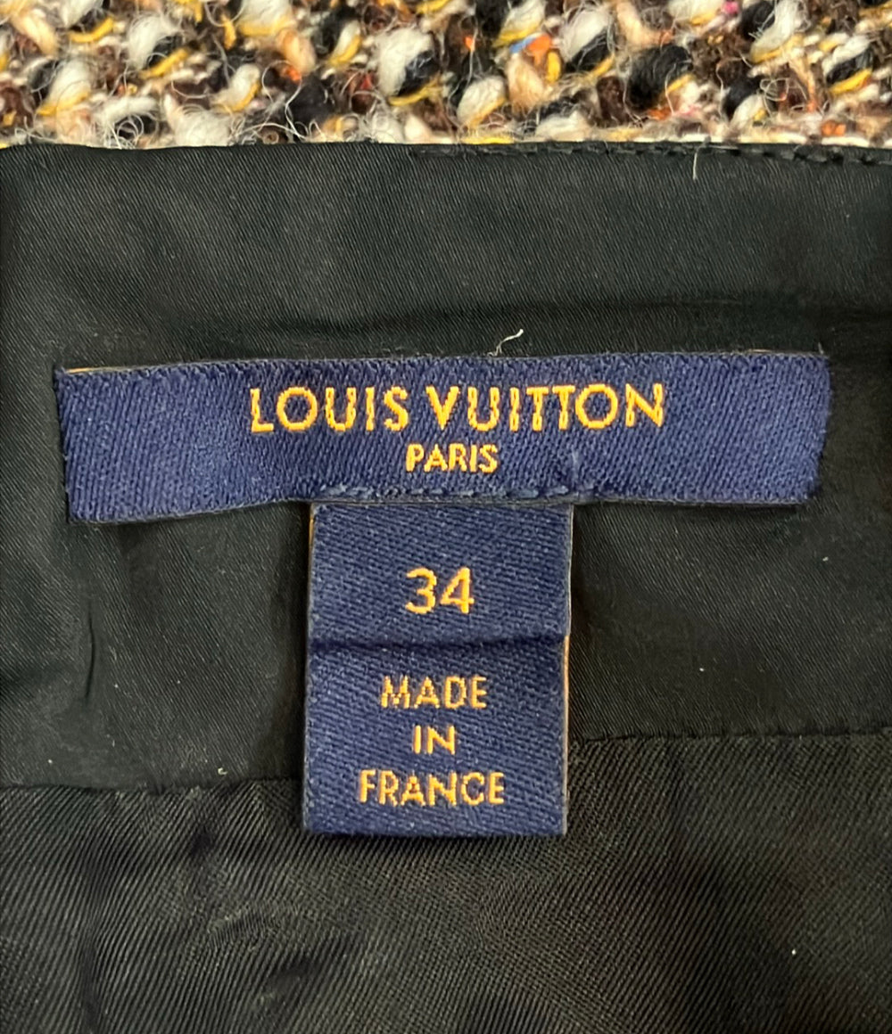 LOUIS VUITTON ツイード ミニスカート RW202W XFF FJSK05 レディース SIZE 34 (S) ルイ・ヴィトン