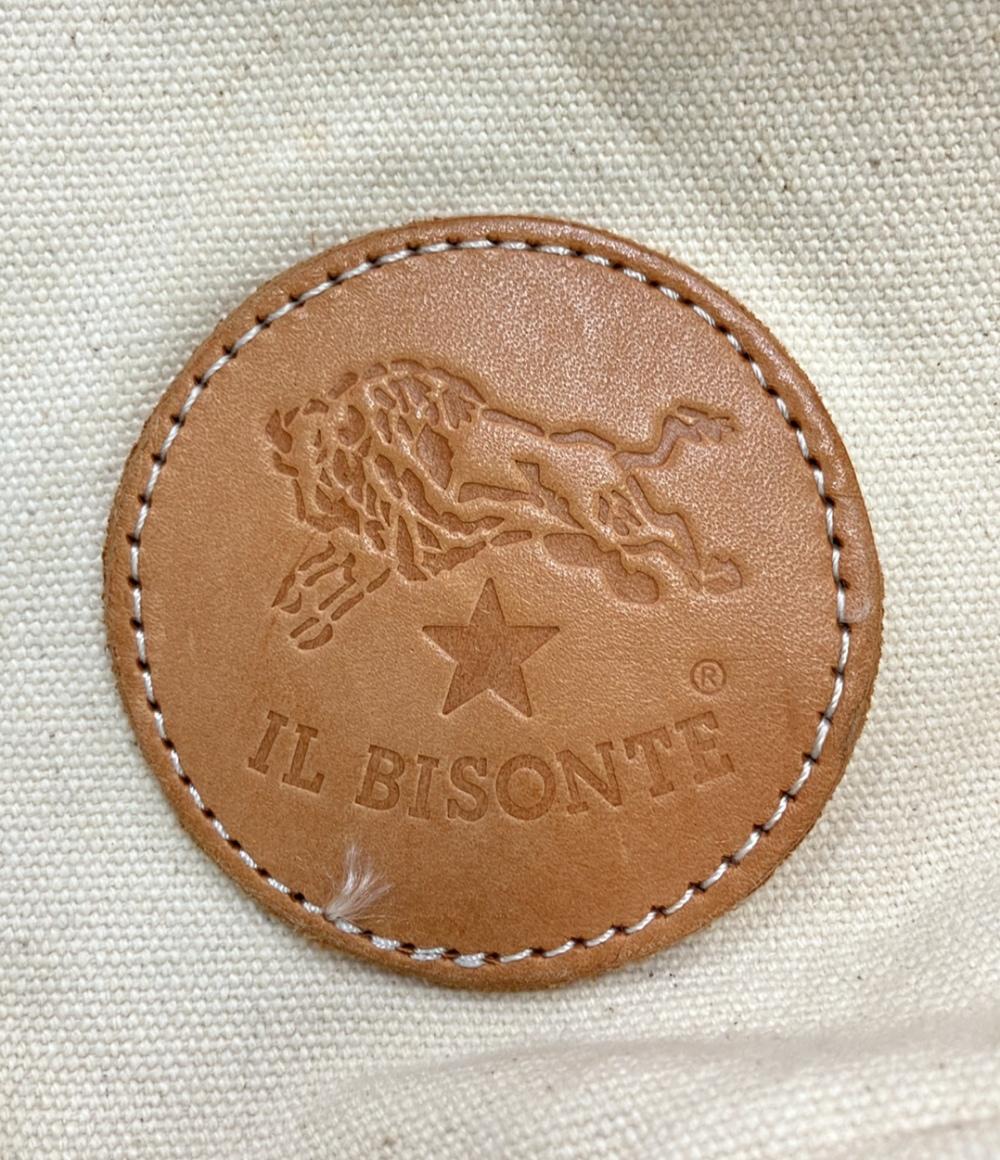 IL BISONTE トートバッグ ショルダーバッグ 2WAY 肩掛け キャンバス