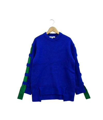 アンスリード ウールアクリルクルーネックニットセーター レディース SIZE F UN3D