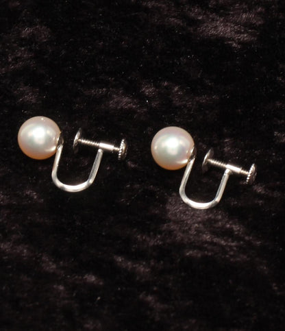 イヤリング K14WG パール 7.6mm レディース