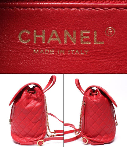 CHANEL リュック バックパック CCフィリグリー キャビアスキン ゴールド金具 マトラッセ 25番台 A57090 レディース シャネル