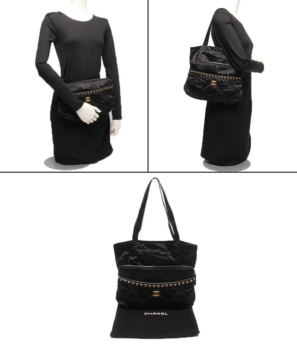 CHANEL 2wayトートバッグ クラッチバッグ エコポート レディース シャネル