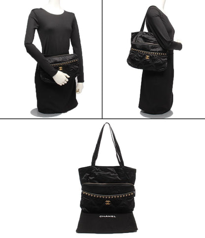 CHANEL 2wayトートバッグ クラッチバッグ エコポート レディース シャネル