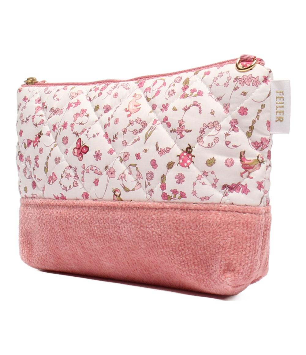 美品 フェイラー ポーチ リバティコラボ ハイジ フェイラー ガーデン レディース FEILER