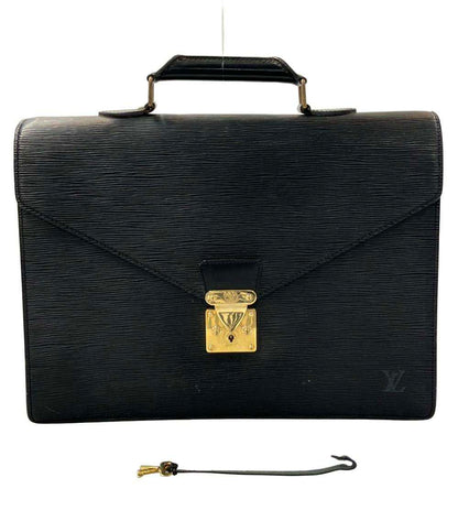 訳あり LOUIS VUITTON ブリーフケース ビジネスバッグ セルヴィエット コンセイエ エピ M54422 メンズ ルイ・ヴィトン