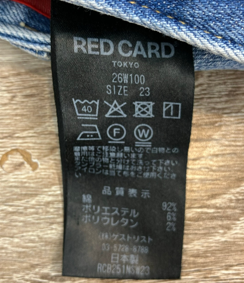 RED CARD デニムパンツ 35th Anniversary 26W100 レディース SIZE 23 (XS) レッドカード
