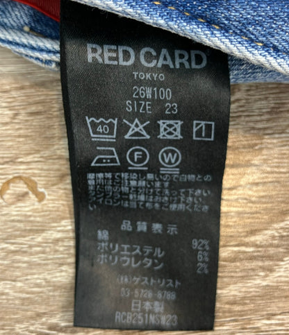 RED CARD デニムパンツ 35th Anniversary 26W100 レディース SIZE 23 (XS) レッドカード