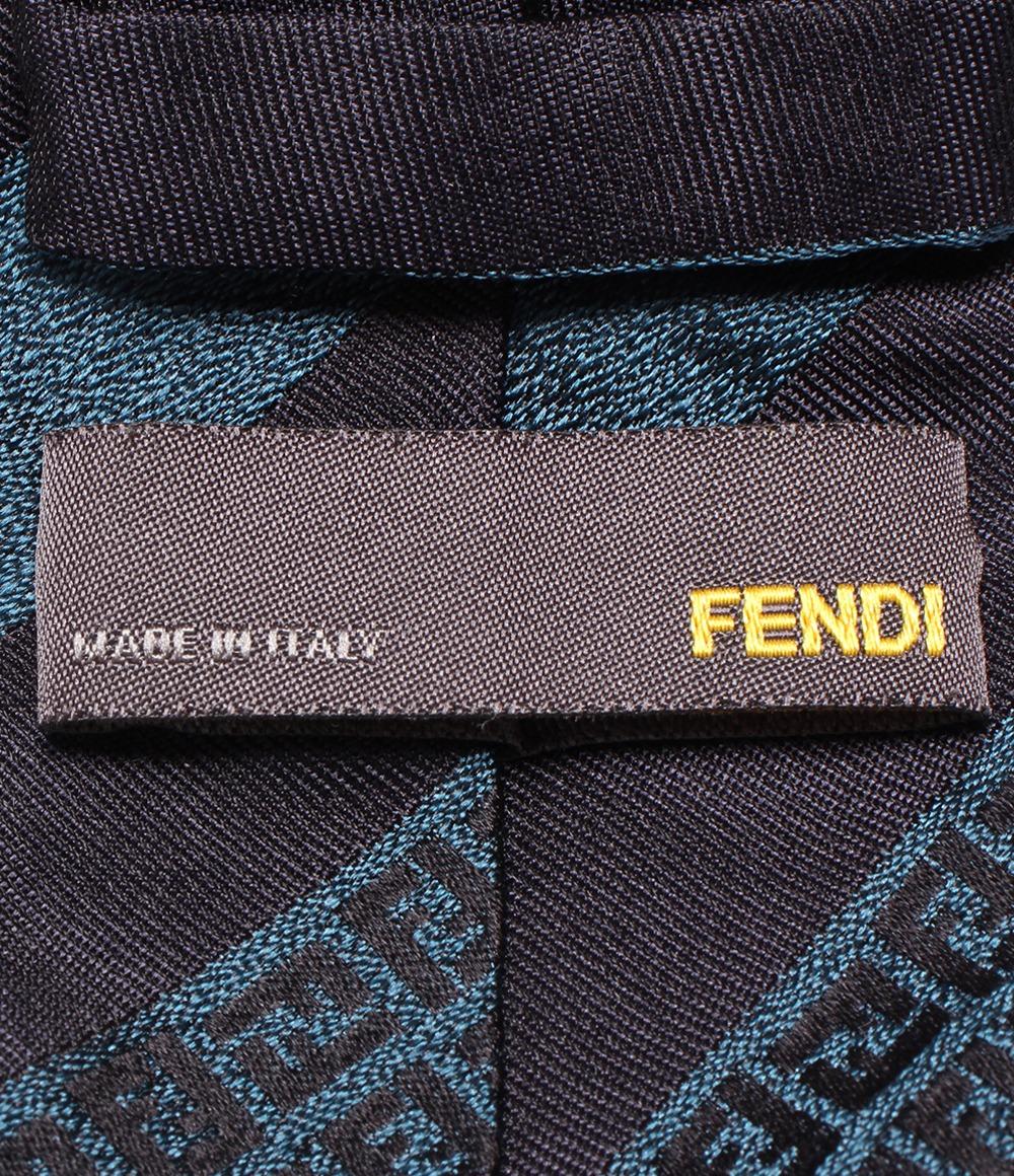 フェンディ ネクタイ シルク100％ メンズ FENDI