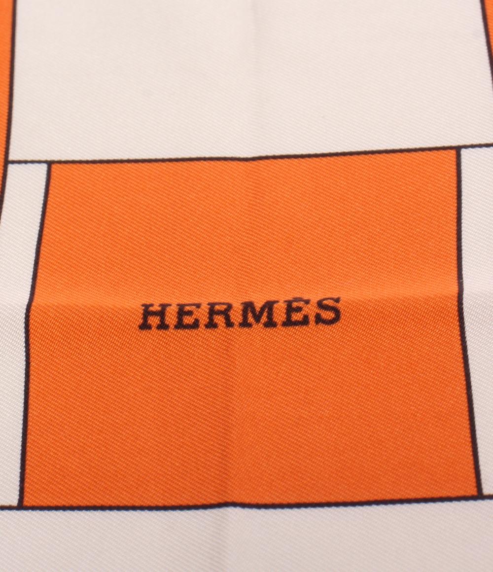 HERMES スカーフ シルク100% カレ45 GINZA 2001 レディース エルメス